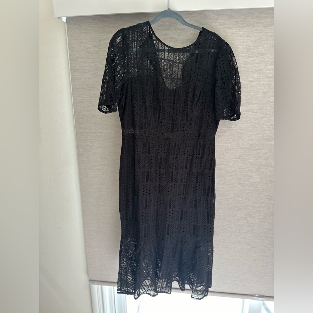 Avec Les Filles lace crochet dress.